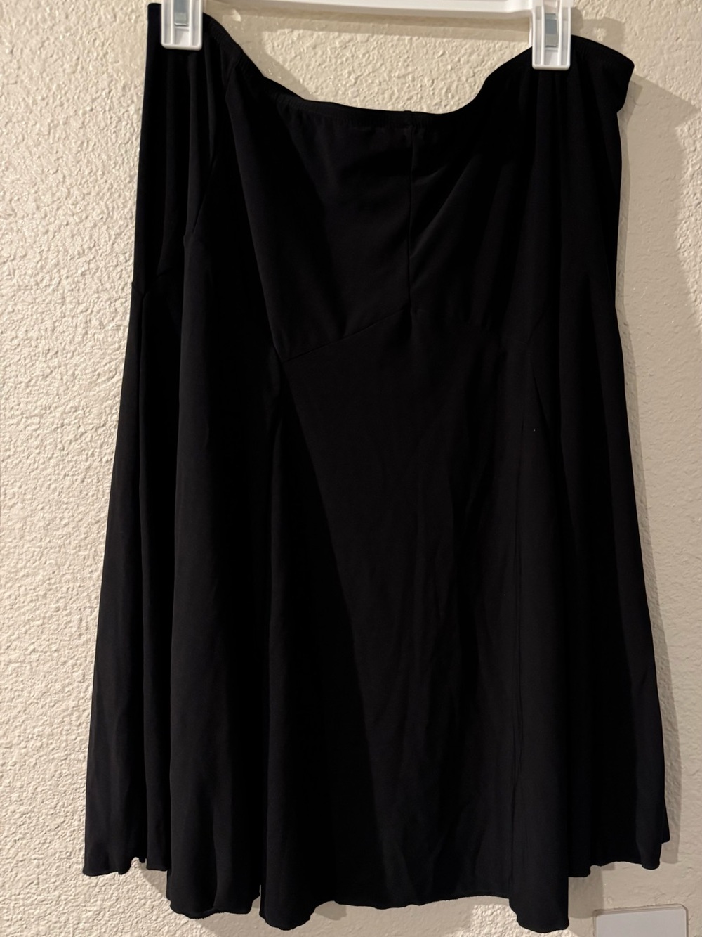 Classic Black Midi Skirt - Timeless A-Line Silhouette